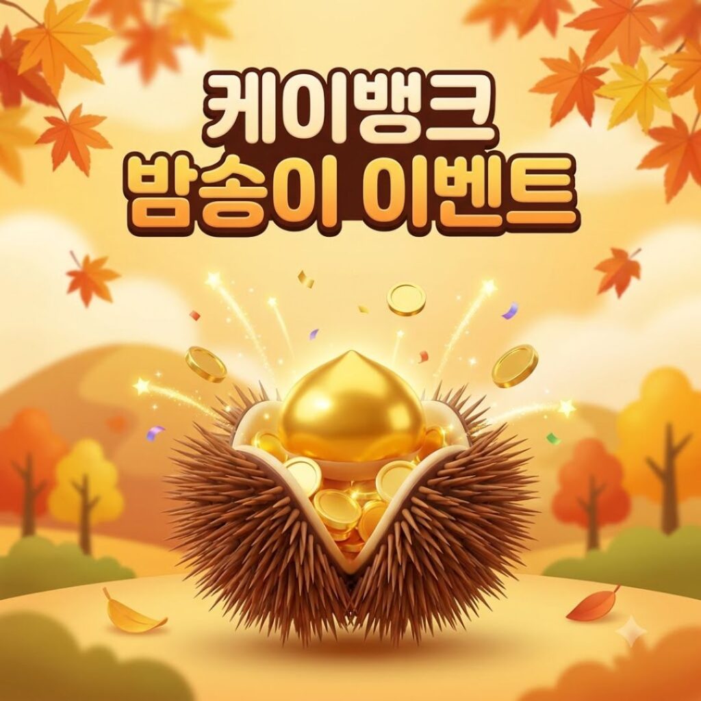 케이뱅크 밤송이 이벤트 참여방법