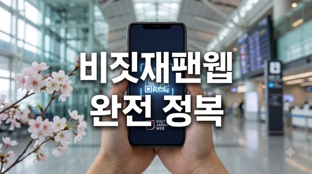 비짓재팬웹 등록방법 QR코드 발급 절차